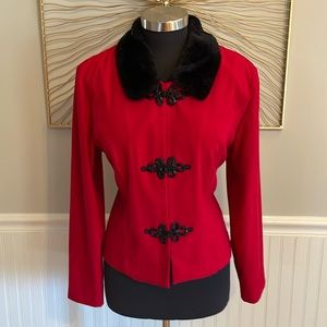 Sag Harbor Holiday Christmas Blazer Jacket
